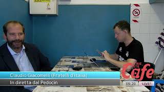 090924 Claudio Giacomelli consigliere regionale di Fratelli dItalia in diretta dal Pedocin [upl. by Cummine749]