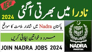 Nadra Jobs 2024  Nadra Pakistan Jobs 2024 [upl. by Edelman]