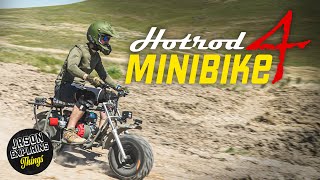 Hotrod Mini Bike Off Road Beast Coleman CT200U Gets Front Brake [upl. by Yance]