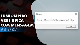 Como resolver bug do Lumion sem abrir e com mensagem de erro [upl. by Malchy]