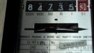 Electricity Meter  Accuracy test Landis amp Gyr CL 147h kWh meter [upl. by Chambers103]