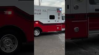 Bethpage fire department Ambulance 906 responding to hospital [upl. by Acirat]