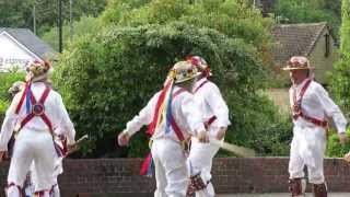 Gloucestershire Morris dancing in the Mortimer Gardens [upl. by Atinuhs]