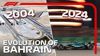 20 Years of Racing in Bahrain  Evolution of Bahrain International Circuit 20042024  Formula 1 [upl. by Aivatal]