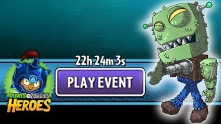 Plants vs Zombies 2  Heroes Event 5 HeroTron 5000  Kiwibeast and Aloe in Wild West [upl. by Eatnuhs894]