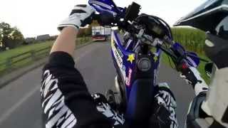 WR 125 X Wheelies  DT 125 [upl. by Balduin390]