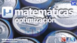 Optimización de la superficie de un cilindro dado su volumen BACHILLERATO unicoos [upl. by Ehsom201]