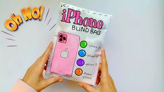 📲IPHONE blind bag paper😭OH NO   blindbag [upl. by Namsu]