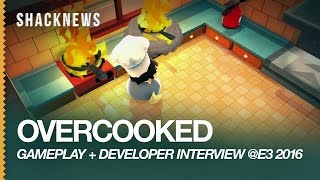 Overcooked Gameplay and Interview with Phil Duncan amp Bethany Aston from Team 17  E3 2016 [upl. by Stephine]