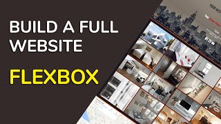 WYSIWYG Web Builder 12 Building a full website with FlexBox Spanish [upl. by Sllew]