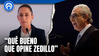 Sheinbaum contesta a Zedillo es representante del régimen de corrupción [upl. by Hayyim]