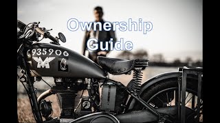 Matchless G3L WD Ownership Guide [upl. by Jandy333]