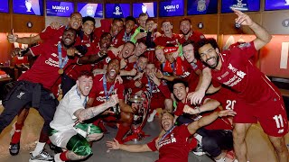 Inside the dressing room for Liverpools Champions League winning celebrations [upl. by Noeled]