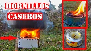 Cómo Hacer 3 Hornillos Caseros Para Camping O Supervivencia [upl. by Alden994]