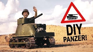 BADEWANNEN PANZERUNG für unseren Bollerwagen  PANZER 2 [upl. by Marcellina]