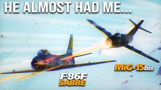 F86 Sabre Vs Mig15 Korea Dogfights  Digital Combat Simulator  Korean War [upl. by Concepcion]