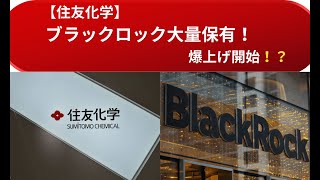 【住友化学株爆上げ！？】あのブラックロックが大量保有報告！黒字転換＆株価上昇なるか？！ [upl. by Chelsae75]