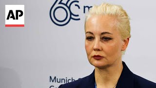 Alexei Navalny’s wife speaks on reported death of husband in Russian prison [upl. by Rosalind919]