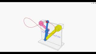 Drawing Lemniscate mechanism 3 [upl. by Agnesse]