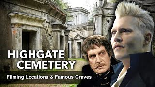 Highgate Cemetery  Filming Locations and Famous Graves 4K [upl. by Parthena]