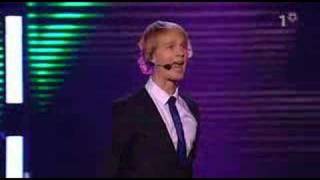 Melodifestivalen 2008  Björn Gustafsson läser en dikt [upl. by Barthol784]