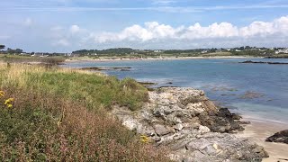 Rhoscolyn Beach Walk Anglesey  Borthwen beach 5th August 2016 [upl. by Boot]