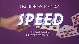 SPEED Card Game FastPaced 2Player Fun  Learn How to Play [upl. by Ennis]