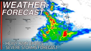 Severe Thunderstorm Outbreak and a Rain Bomb is Forecast to Develop Across Queensland this Week [upl. by Attennhoj]