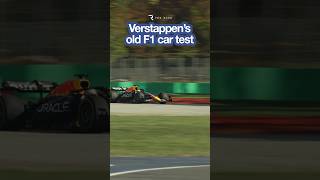 🤔 Verstappens SURPRISE old F1 car test [upl. by Refinej]