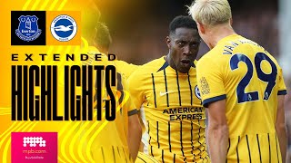 EXTENDED HIGHLIGHTS  Everton v Brighton  Premier League [upl. by Esydnac]