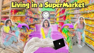 Living in a Grocery Store CHALLENGE mixing chips amp eating them😂 Public Reactions😱 [upl. by Lletnahs]