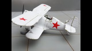 Smer 172 Polikarpov I153 Chaika [upl. by Rennie]