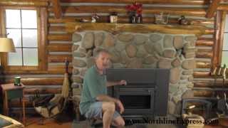 Installing a Volgalzang Colonial Wood Burning Stove Insert [upl. by Bernie185]