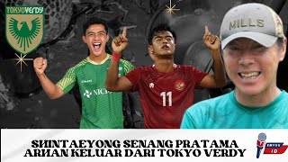 SHINTAEYONG SENANG DENGAR PRATAMA ARHAN HENGKANG DARI TOKYO VERDY JEPANG [upl. by Yadnus]