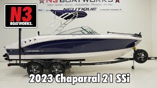 2023 Chaparral 21 SSi Ski amp Fish  Walk Through  N3 Boatworks [upl. by Aicillyhp]