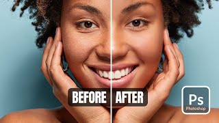 How to Quickly Smooth Skin in Photoshop [upl. by Mullane126]