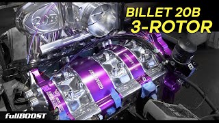 Building the best Mazda 20B street response rotary engine  fullBOOST [upl. by Adolphus593]