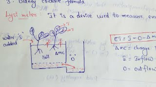 Methods To Measure Evapotranspiration  Estimate Evapotranspiration [upl. by Rayshell]