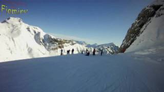 Skiing in Marmolada  La Bellunese  Marmolada Malga Ciapela [upl. by Yznel]