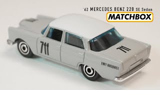 62 Mercedes Benz 220 SE Sedan  Matchbox [upl. by Naujuj387]