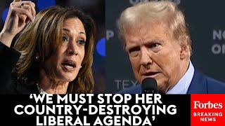 Shes A Marxist Communist Fascist Socialist Donald Trump Tears Into Kamala Harris [upl. by Ulah]