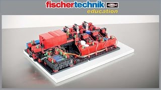 fischertechnik Sorting Line with Color Detection [upl. by Ttenaej]