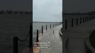 St Augustine FL on 10924 before Hurricane Milton milton staugustine florida [upl. by Germaun]