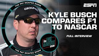 Kyle Busch breaks down the difference between racing in NASCAR and F1 FULL INTERVIEW [upl. by Kort]