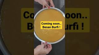 Besan Burfi Recipe Shorts YouTubeShorts [upl. by Aitra]