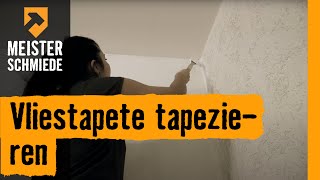 Vliestapete tapezieren Planung amp Untergrundvorbereitung  HORNBACH Meisterschmiede [upl. by Eiramannod]