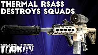 Thermal RSASS Is A Squad Destroyer  Escape From Tarkov [upl. by Gothurd]