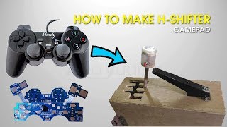 DIY HShifter use Gamepad  Joystick Tutorial [upl. by Bascomb]