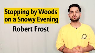 Stopping by Woods on a Snowy Evening by Robert Frost in hindi [upl. by Laon]