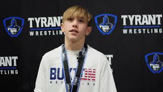 Parker Porta  Outstanding Wrestler for Buxton Squeeze 2024 Bison Duals [upl. by Strauss445]